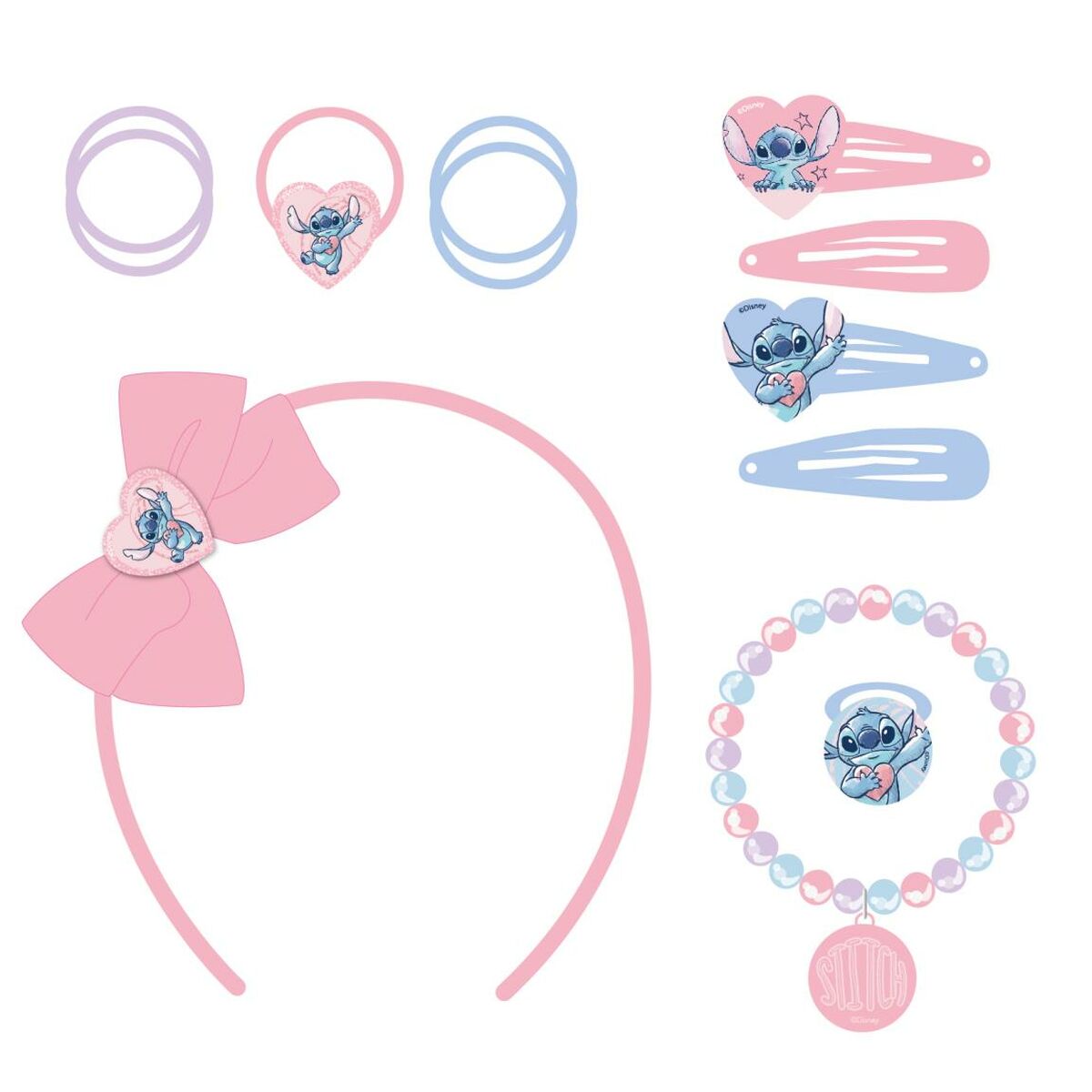 Set za Friziranje Djece Stitch Roza